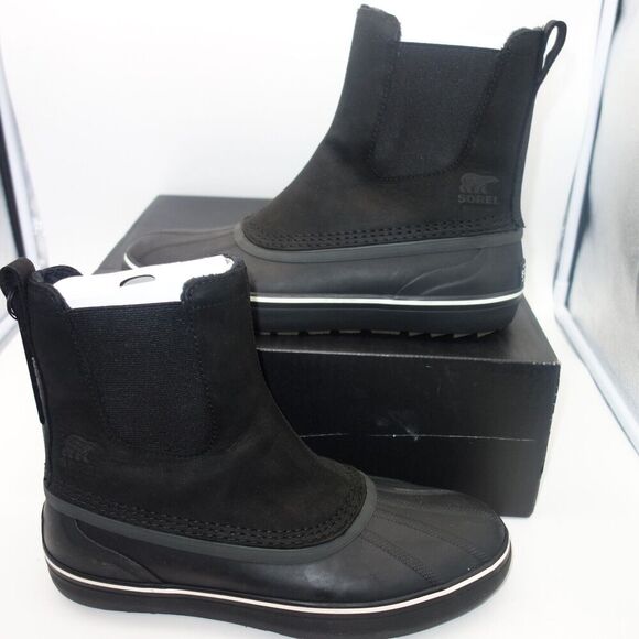 NEW Sorel Cheyanne Metro Chelsea WaterProof Pull On Boots Men's Size 13 BLACK - Picture 5 of 10